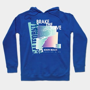 California Beach summer waves Hoodie